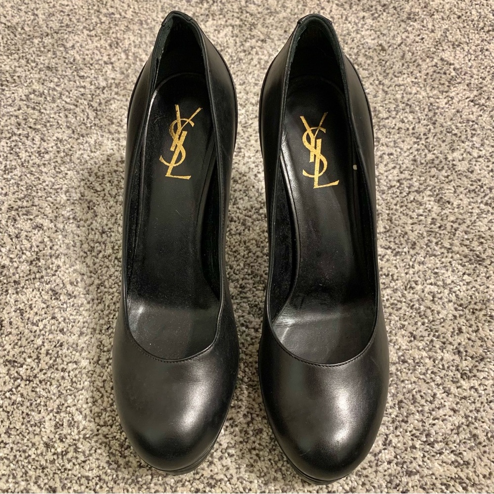 YSL Platform Heels